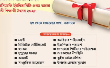 প্রেসিডেন্সি ইউনিভার্সিটি-প্রথম আলো কৃতী শিক্ষার্থী উৎসব: উচ্চমাধ্যমিক জিপিএ-৫, ২০২৫