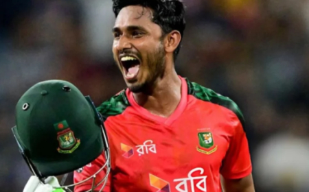 এক বছরে সর্বোচ্চ রানের রেকর্ড গড়লেন তানজিদ তামিম