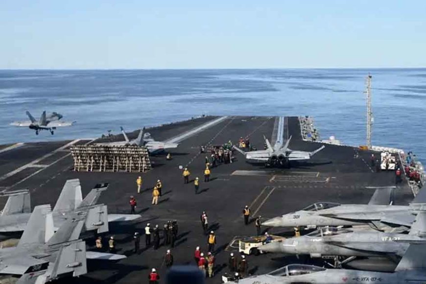 ভেনেজুয়েলা ইস্যুতে দক্ষিণ আমেরিকায় মার্কিন রণতরী: শক্তি প্রদর্শন না নিরাপত্তা কৌশল?  দক্ষিণ আমেরিকায় ভেনেজুয়েলাকে ঘিরে উত্তেজনা বাড়ার মধ্যে যুক্তরাষ্ট্রের ‘ইউএসএস জেরাল্ড আর. ফোর্ড’ মোতায়েনকে বিশ্লেষকরা দেখছেন দ্বৈত বার্তা হিসেবে—একদিকে পশ্চিম গোলার্ধে শক্তি প্রদর্শন, অন্যদিকে রুশ ও চীনা প্রভাব মোকাবিলার কৌশল।