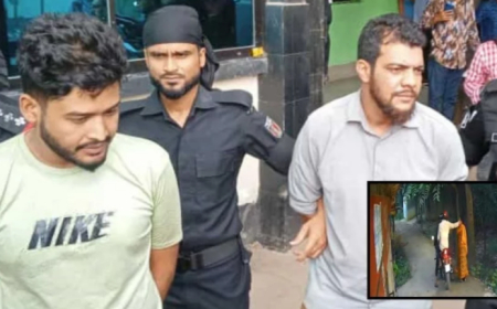 পিস্তল ঠেকিয়ে গৃহবধূর কানের দুল ছিনতাই করা সেই দুই যুবক গ্রেপ্তার