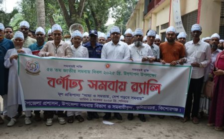 কুলিয়ারচরে ৫৪তম জাতীয় সমবায় দিবস-২০২৫ পালিত