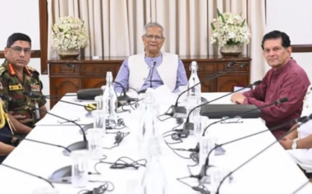 নির্বাচনকালীন নিরাপত্তায় তিন বাহিনীকে নির্দেশ প্রধান উপদেষ্টার