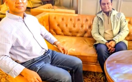 বিএনপির ভারপ্রাপ্ত চেয়ারম্যান তারেক রহমানের সঙ্গে রেজাউল কবীর পলের সৌজন্য সাক্ষাৎ