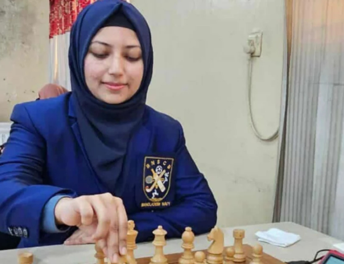 টানা তৃতীয়বার জাতীয় মহিলা দাবা চ্যাম্পিয়ন নোশিন আনজুম