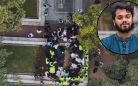 জাতীয় কবির সমাধির পাশে সমাহিত শহীদ ওসমান হাদি