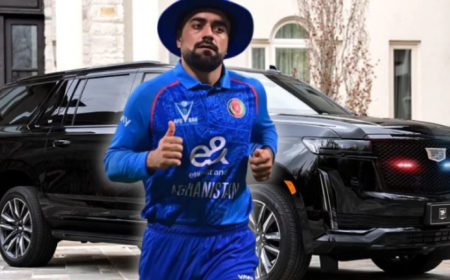 আফগানিস্তানে বুলেটপ্রুফ গাড়িতে চড়েন রশিদ খান